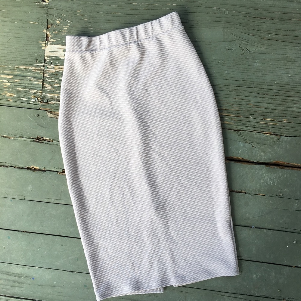 Charlotte Russe Maxi Pencil Skirt Tan